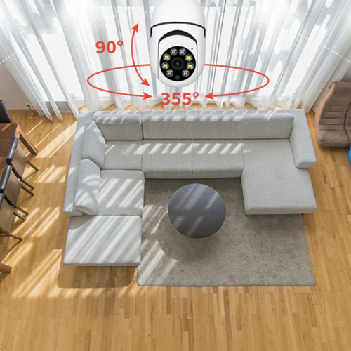 (PAGUE 1 LEVE 3) Câmera de Segurança Full HD Wi-Fi Inteligente 360°