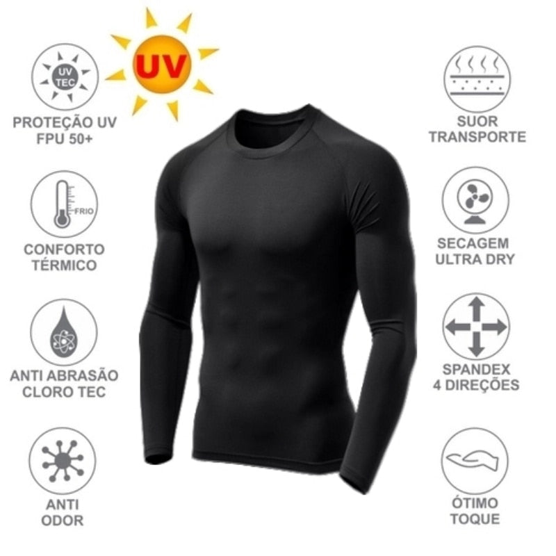 Camisa de Compressão Térmica ProFit® UV 50+